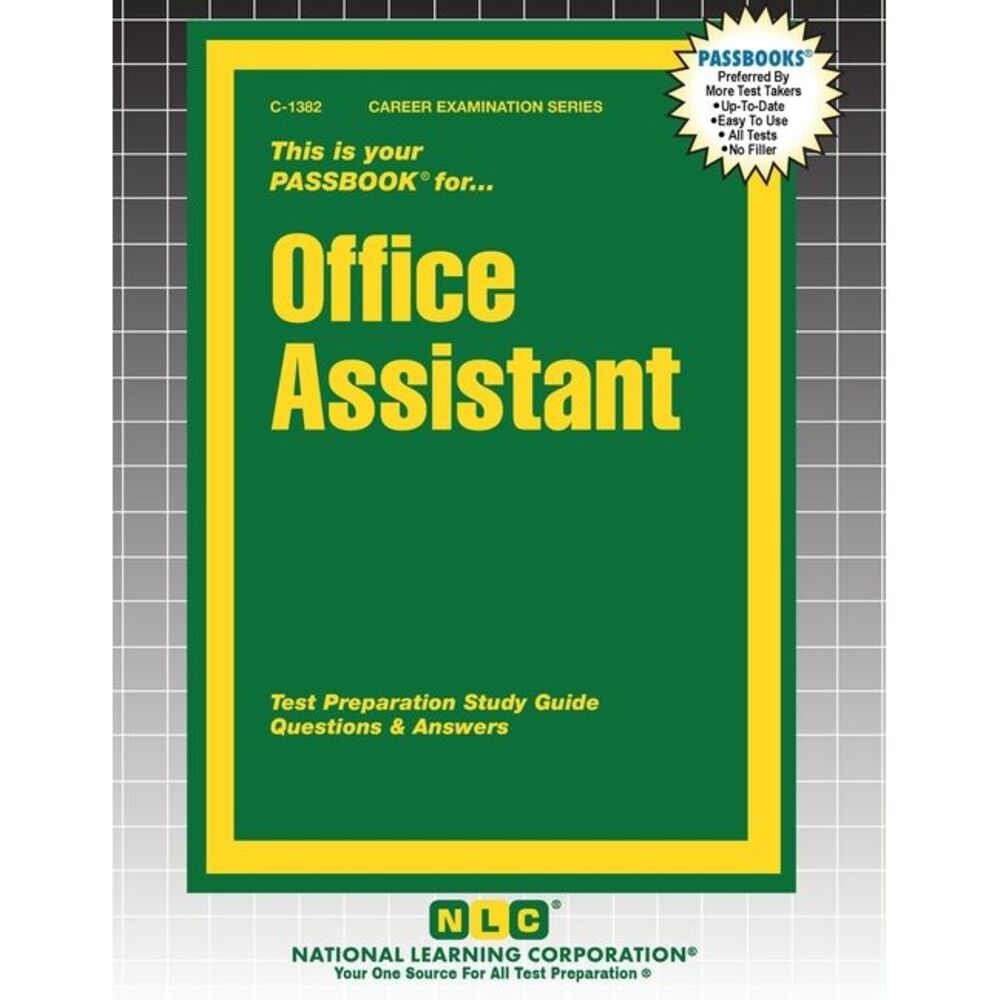 Office Assistant -- Passbooks